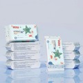 Nuby 海洋奇遇迷你加厚小濕巾 - 6抽/8包