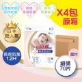 Goo.N 大王敏感肌嬰兒紙尿片細碼70片-原箱4包(自取)