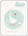 韓國Petit Bird竹纖維嬰幼兒防水保潔床墊—天鵝
