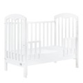 Baby Star Cozzi+ 嬰兒木床(兒童床版本)附有4”床褥 – 白色 /原本色 歐洲櫸木 
