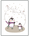 韓國Petit Bird竹纖維嬰幼兒防水保潔床墊—企鵝