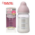 日本ChuChu 自然 ‧ 闊身口徑耐熱玻璃奶瓶 160ml X3