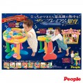 People日本知育玩具-多功能趣味學步圓桌